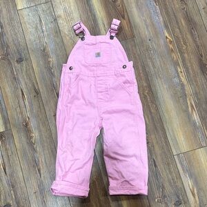 Carhartt Pink Kids Overalls